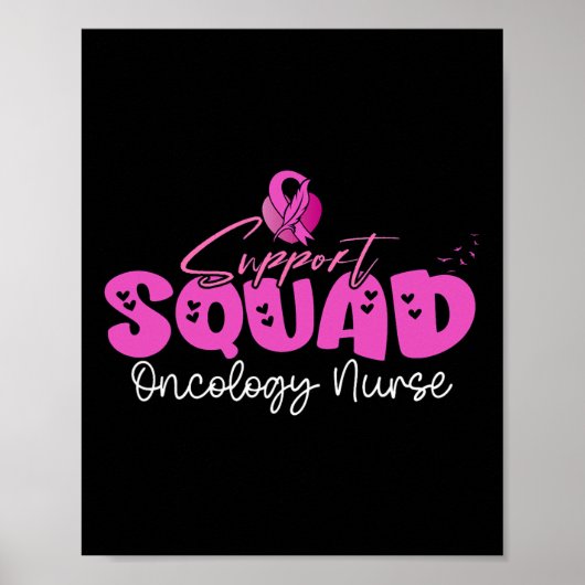 Oncologie Nurse Support Squad Team Borstkanker AW Poster (Voorkant)