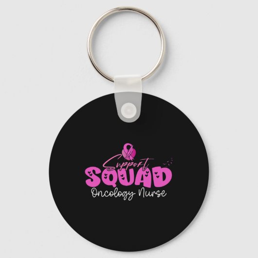 Oncologie Nurse Support Squad Team Borstkanker AW Sleutelhanger (Voorkant)