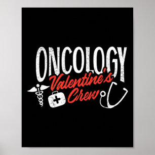 Oncologie Valentijns Thee Verpleegster Valentijnsd Poster