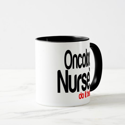 Oncologie verpleegkundigen doen het beter mok (Voorkant rechts)