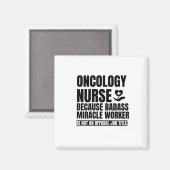 Oncologie verpleegster omdat een wondermiddel in d magneet (Voorkant / Achterkant)