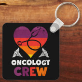 Oncologie Zenuwwaardigheidsonderbreking Artsen Tea Sleutelhanger (Achterkant)
