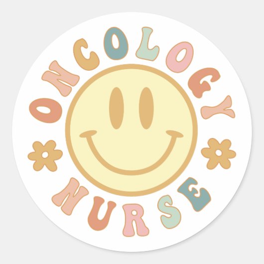 Oncologieverpleegkundige, Oncologie Verpleegkundig Ronde Sticker (Voorkant)