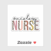 Oncologieverpleegkundige, Oncologie Verpleegkundig Sticker (Vel)
