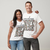 Oncologieverpleegster bloem vintage t-shirt (Unisex)