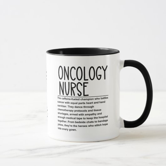 Oncologisch verpleegkundige mok (Rechts)