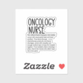 Oncologisch verpleegkundige sticker (Vel)