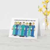 Oncologische verpleegsters Dag september Kaart (Gele Bloem)