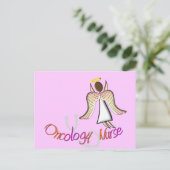 Oncology Nurse Angel Briefkaart (Staand voorkant)