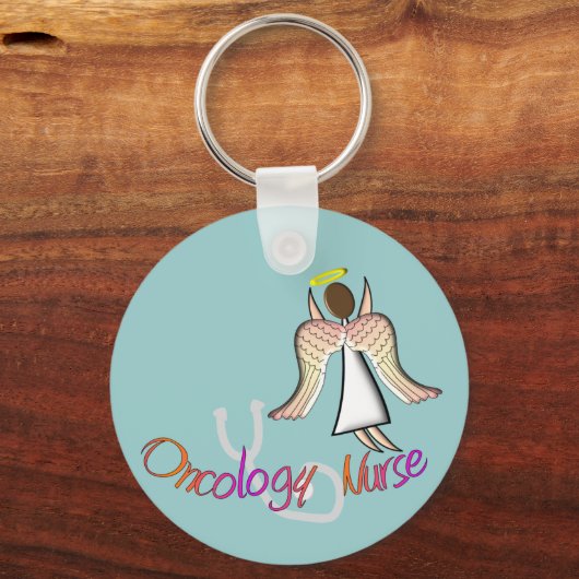 Oncology Nurse Angel Sleutelhanger (Voorkant)