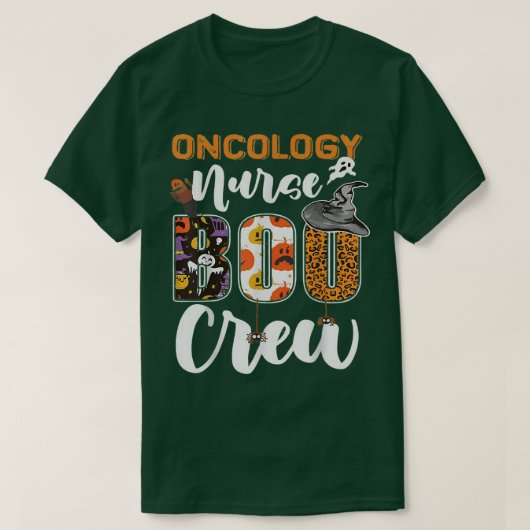Oncology Nurse Boo Crew Cute 2610 T-shirt (Design voorkant)