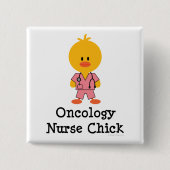 Oncology Nurse Chick Button (Voorkant)
