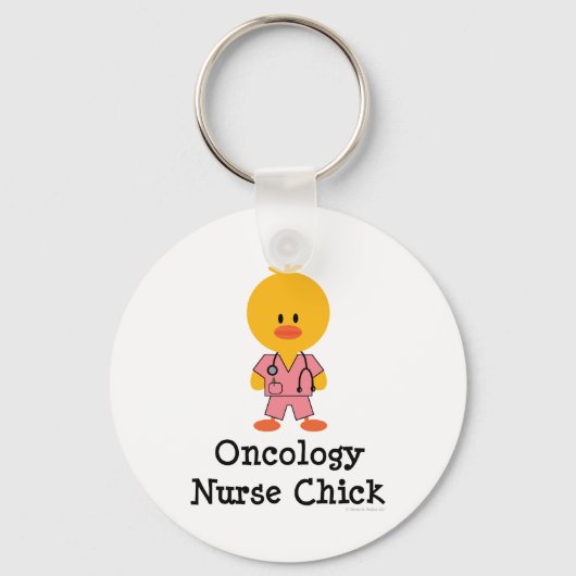 Oncology Nurse Chick Sleutelhanger (Voorkant)