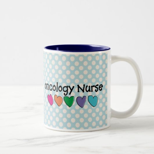 Oncology Nurse Coffee Mok (Rechts)