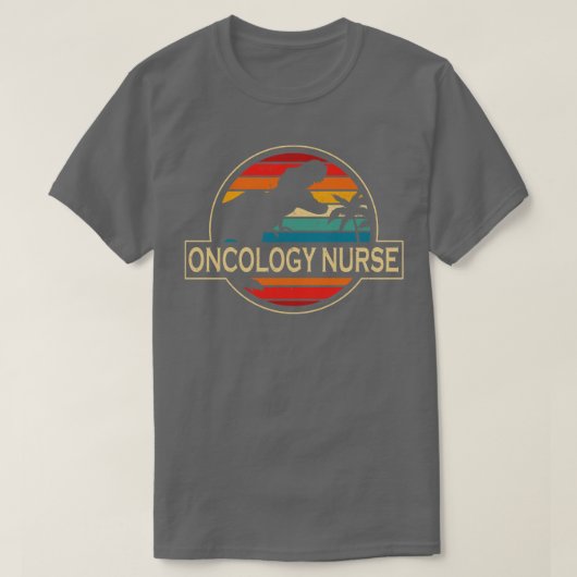 Oncology Nurse Dinosaur T-shirt (Design voorkant)