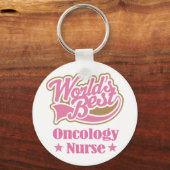 Oncology Nurse Gift (beste werelden) Sleutelhanger (Voorkant)