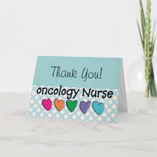 Oncology Nurse Giften Unique Design Bedankkaart