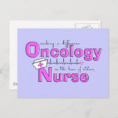 Oncology Nurse Gifts Briefkaart (Voorkant / Achterkant)