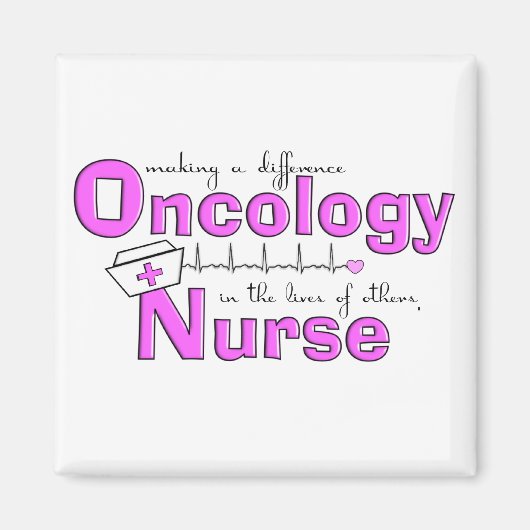 Oncology Nurse Gifts Magneet (Voorkant)