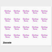 Oncology Nurse Gifts Ronde Sticker (Vel)