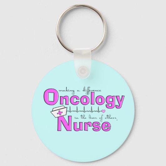 Oncology Nurse Gifts Sleutelhanger (Voorkant)