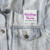 Oncology Nurse Gifts Vierkante Button 5,1 Cm (In situ)