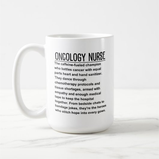 Oncology Nurse Koffiemok (Links)