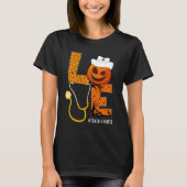 Oncology Nurse Love Nurse Life Halloween Pumpkin C T-shirt (Voorkant)