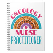 Oncology Nurse Practitioner Rainbow Boho Notitieboek (Voorkant)