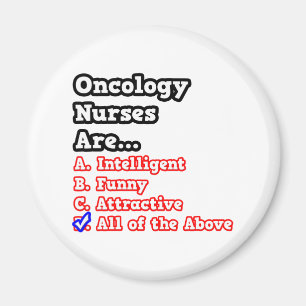 Oncology Nurse Quiz... Joke Magneet