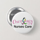 Oncology Nurse Ronde Button 5,7 Cm (Voorkant /achterkant)
