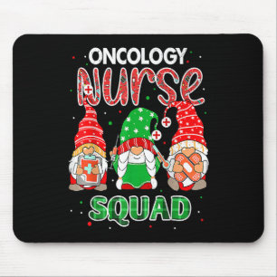 Oncology Nurse Squad Kerstmis Gnomes RN Matching Muismat