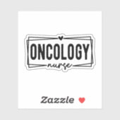 Oncology Nurse Sticker (Vel)