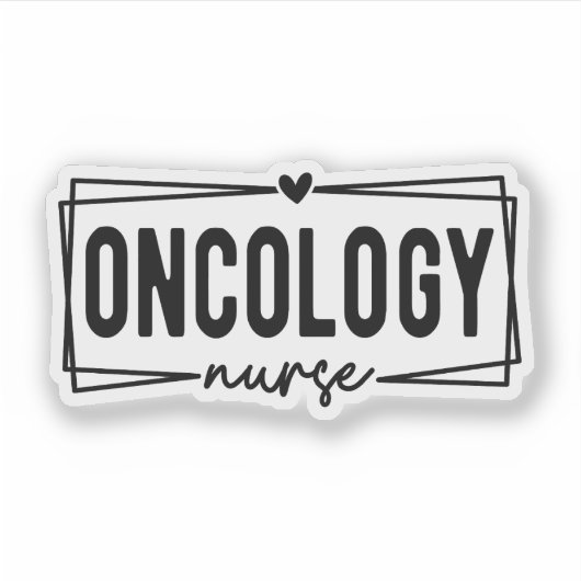 Oncology Nurse Sticker (Voorkant)