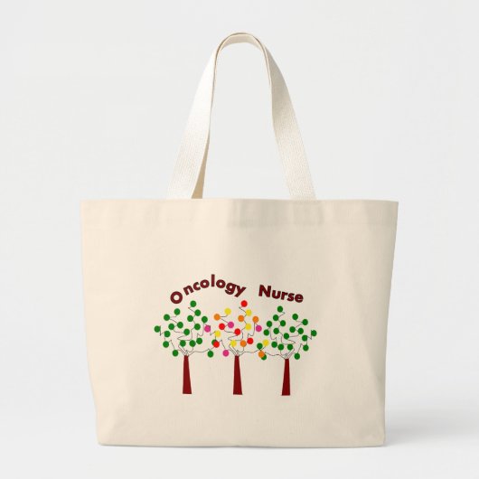 Oncology Nurse T-Shirts and Gifts Grote Tote Bag (Voorkant)