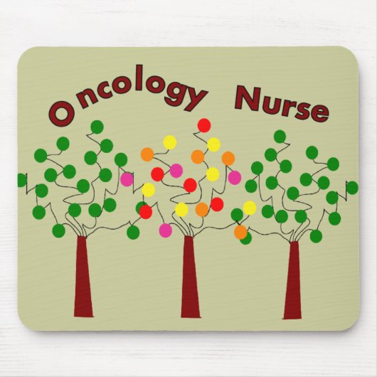 Oncology Nurse T-Shirts and Gifts Muismat (Voorkant)