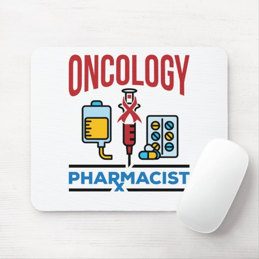 Oncology Pharmacist Cancer Care Pharmaceutical Tea Muismat (Met muis)
