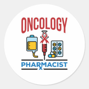 Oncology Pharmacist Cancer Care Pharmaceutical Tea Ronde Sticker