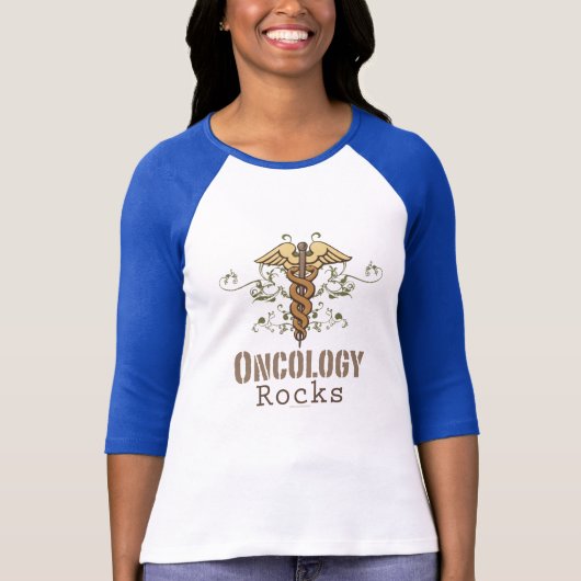Oncology Rocks Raglan T shirt (Voorkant)