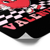 Oncology Valentines Heart Cancer Nurse Crew Loving Poster (Hoek)