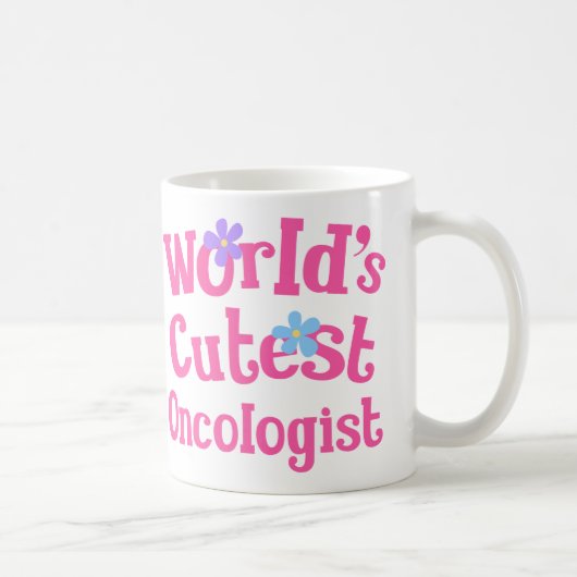 Oncoloog Gift Idea for her (Worlds Cutest) Koffiemok (Rechts)