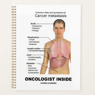 Oncoloog in de symptomen van kanker planner