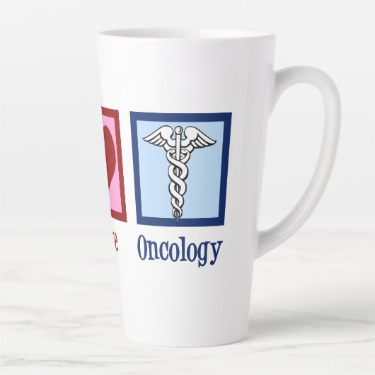 Oncoloog Kantoor vredesliefhebber Latte Mok (Rechts)