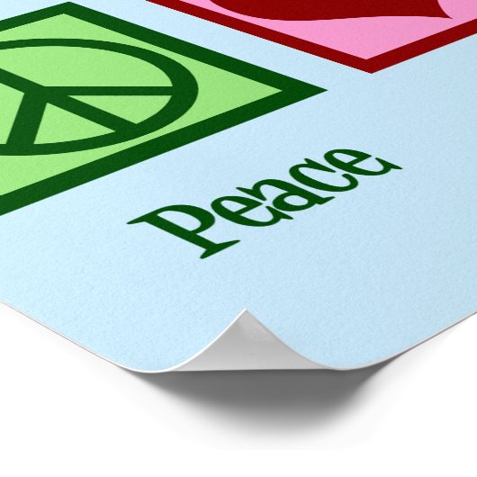 Oncoloog Kantoor vredesliefhebber Poster (Hoek)