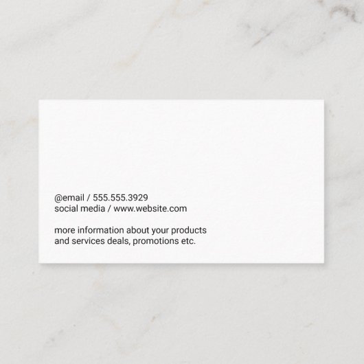 Oncoloog Logo | Artsen met stethoscoop Visitekaartje (Achterkant)