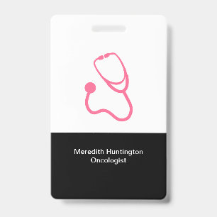 Oncoloog Medisch Kankerartsenpraktijk Naam ID Badge