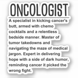Oncoloog Sticker