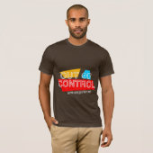 Oncontroleerbaar – Krachtige typografie Statement T-shirt (Voorkant volledig)