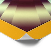 Oncontroleerbare trillingen optische illusie poster (Hoek)