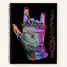 Onconventioneel Rock Spiraal Notitieboek